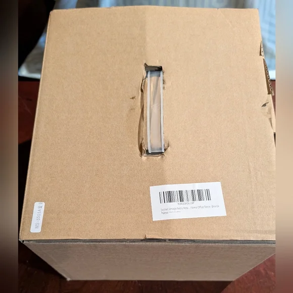 NWOT Jucoan Vintage Bronze Retro Rotary Dial Telephone - Picture 13 of 13